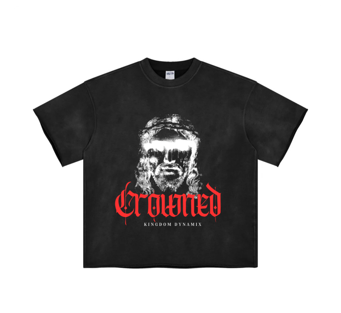 CROWNED Acid Washed Tee